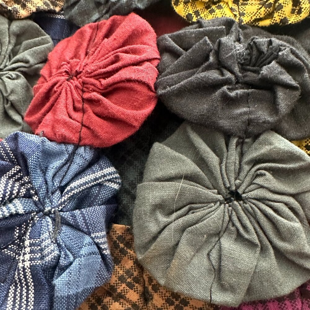 Notations Patchwork Yo-Yo Vest Multicolor Boho Fe… - image 7